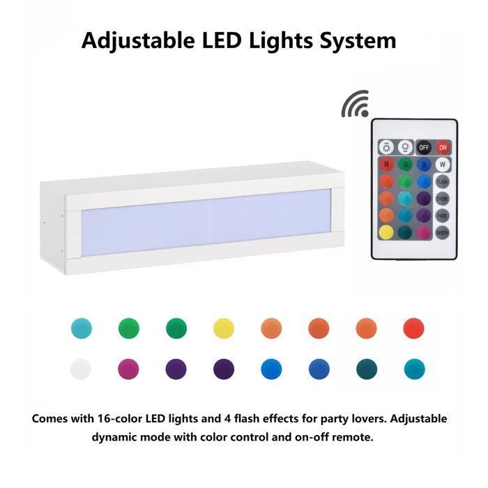 Wrought Studio Floating Entertainment Center for TVs up to 75
